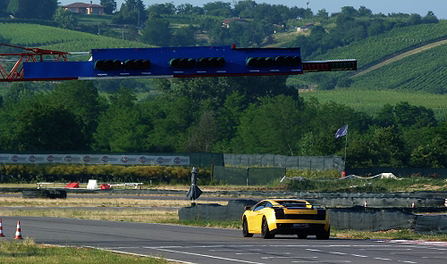 Lamborghini Gallardo nel circuito